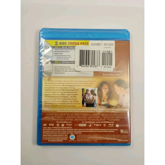 The Last Song (2010) - Blu-ray + DVD [Sealed] - Picture 2 of 14